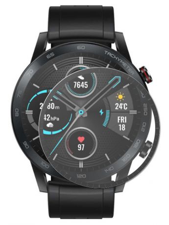 Аксессуар Ультратонкое полимерное стекло Barn&Hollis для Samsung Galaxy Watch 4 42mm Full Screen 3D Black УТ000026807