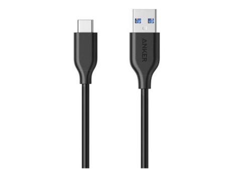 Аксессуар Anker PowerLine USB-C - USB 3.0 90cm Black A8163G11