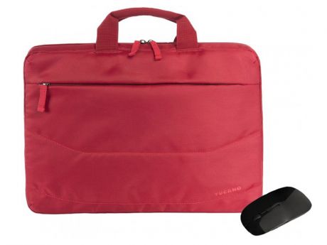 Сумка 15.6 Tucano Borsa Idea PC Bag + Mouse Red BU-BIDEA-WM-R
