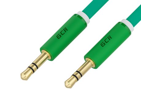 Аксессуар GCR Premium Jack 3.5mm - Jack 3.5mm 1.5m Green GCR-52691