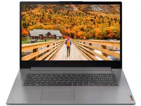 Ноутбук Lenovo IdeaPad 3 17ALC6 82KV004FRK (AMD Ryzen 7 5700U 1.80GHz/12288Mb/512Gb SSD/AMD Radeon Graphics/Wi-Fi/Bluetooth/Cam/17.3/1920x1080/DOS)