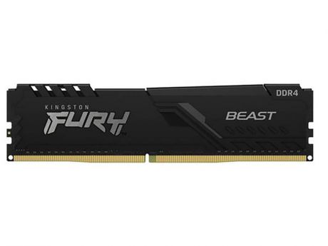 Модуль памяти Kingston Fury Beast Black DDR4 DIMM 2666Mhz PC21300 CL16 - 4Gb KF426C16BB/4