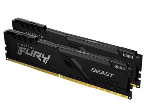 Модуль памяти Kingston Fury 64GB (32GBx2) DDR4 2666MHz DIMM 288-pin CL16 KF426C16BBK2/64