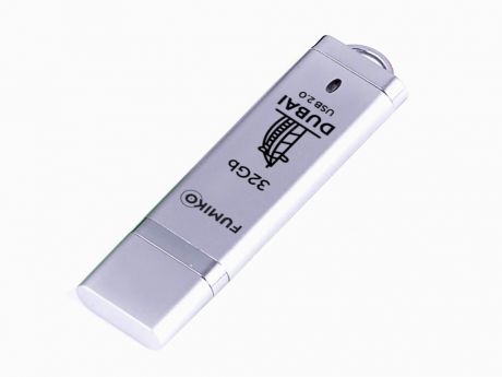 USB Flash Drive 32Gb - Fumiko Dubai USB 2.0 FU32DUSILVER-01 / FDI-29