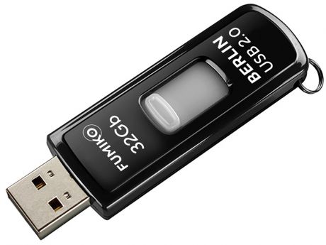 USB Flash Drive 32Gb - Fumiko Berlin USB 2.0 Black FBN-04