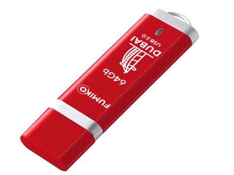 USB Flash Drive 64Gb - Fumiko Dubai USB 2.0 Red FU64DURED-01 / FDI-15