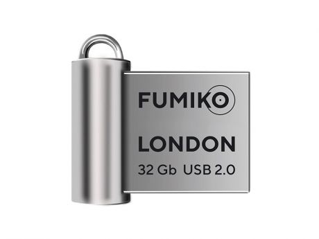 USB Flash Drive 32Gb - Fumiko London USB 2.0 Silver FLO-04