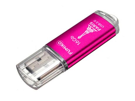USB Flash Drive 16Gb - Fumiko Paris USB2.0 Pink FPS-08