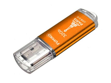 USB Flash Drive 32Gb - Fumiko Paris USB 2.0 Orange FPS-14