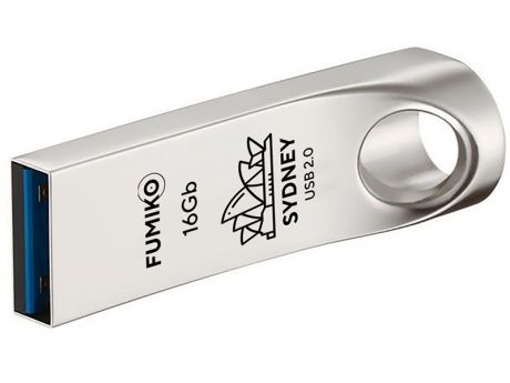 USB Flash Drive 16Gb - Fumiko Sydney USB 2.0 Silver FSY-03