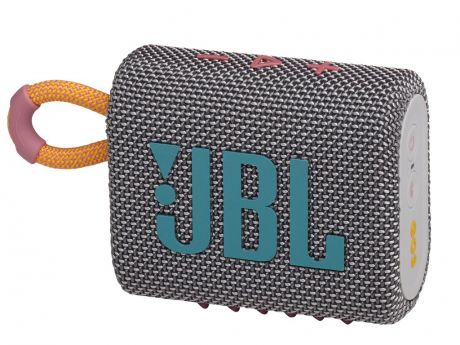 Колонка JBL Go 3 Grey Выгодный набор + серт. 200Р!!!