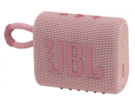 Колонка JBL Go 3 Pink Выгодный набор + серт. 200Р!!!