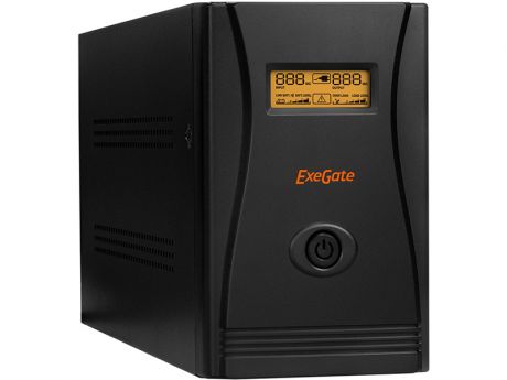 Источник бесперебойного питания ExeGate SpecialPro Smart LLB-1500.LCD.AVR.C13.RJ.USB EP285500RUS