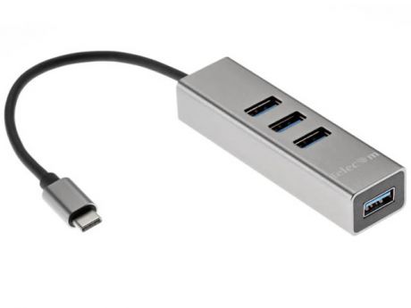Хаб USB Telecom Type-C - 4xUSB 3.0 TA310C