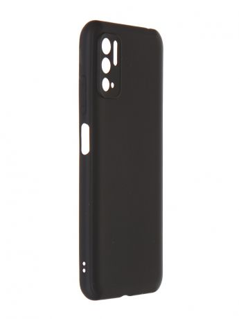 Чехол Brosco для Xiaomi Redmi Note 10T Black Matte XM-RN10T-COLOURFUL-BLACK