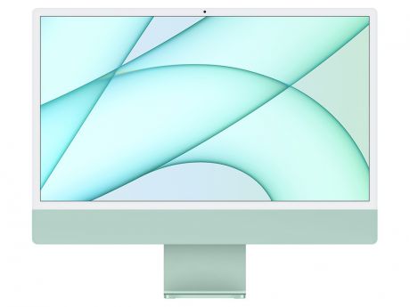 Моноблок APPLE iMac 24 Retina 4.5K Green MJV83RU/A (Apple M1/8192Mb/256Gb/Wi-Fi/Bluetooth/Cam/24/4880x2520/Mac OS)