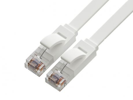 Сетевой кабель GCR PROF UTP 30AWG cat.6 10m White GCR-51789