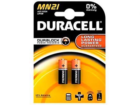 Батарейка A23 - Duracell MN21 BL2 (2 штуки)