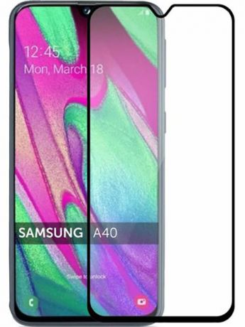 Защитное стекло Mietubl для Samsung Galaxy A40 / A01 / M01 2.5D Full Glue Black M-835057