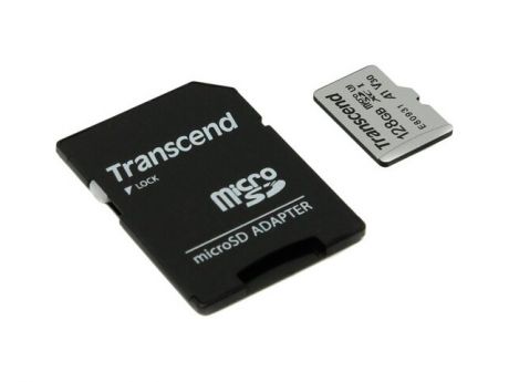 Карта памяти 128Gb - Transcend MicroSD 300S UHS-I U1 TS128GUSD300S