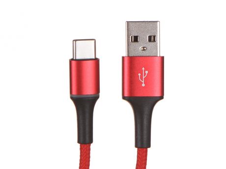Аксессуар Baseus Halo USB - Type-C 3A 25cm Red CATGH-D09