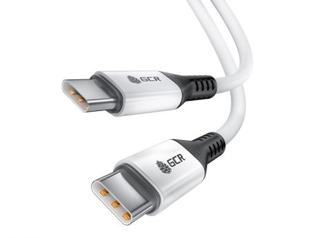 Аксессуар GCR USB Type-C - USB Type-C 1m White GCR-53122