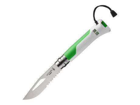 Нож Opinel Specialists Outdoor №08 White-Green 002319 - длина лезвия 85мм