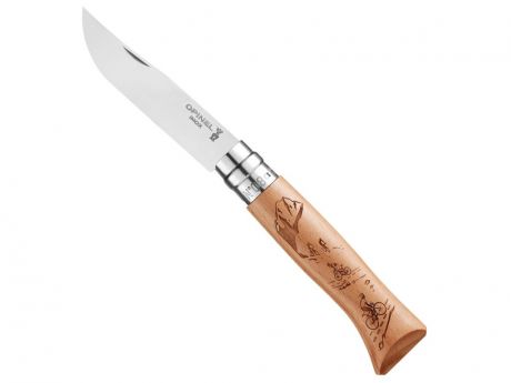 Нож Opinel Tradition Alpine Adventures №08 горный велосипед 002187 - длина лезвия 85мм