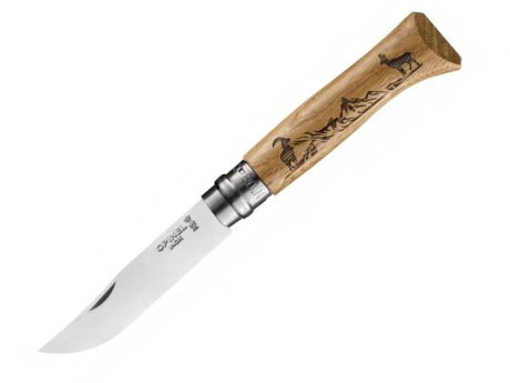 Нож Opinel Tradition Animalia №08 серна 002336 - длина лезвия 85мм