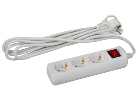 Удлинитель Эра 3 Sockets 3m White U-3es-3m / Б0028378