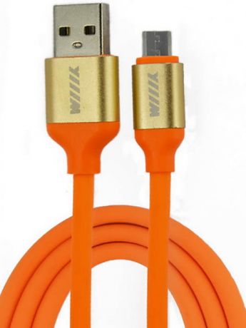 Аксессуар WIIIX USB - MicroUSB 1.2m Orange CB120-UMU-10OG