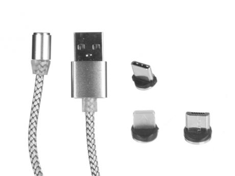 Аксессуар WIIIX USB - Lightning 1m Silver CBM980-U8-10S