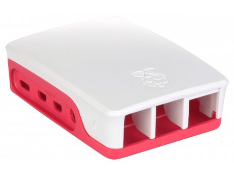 Корпус Qumo RS030 для Raspberry Pi 4 ABS Plastic White-Red