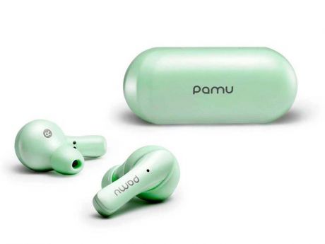 Наушники Padmate PaMu Slide Mini T6C Green Выгодный набор + серт. 200Р!!!