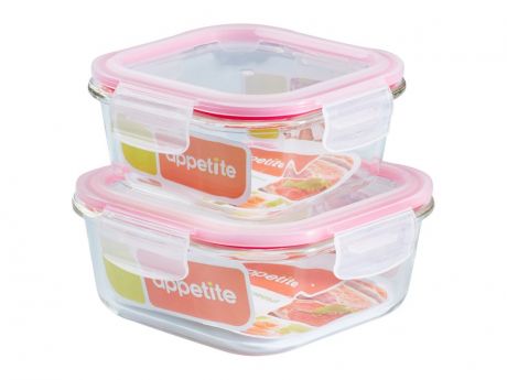 Набор контейнеров Appetite Pink SLSF
