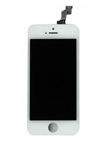 Дисплей Vbparts для APPLE iPhone 5S в сборе с тачскрином (LT) White 058715