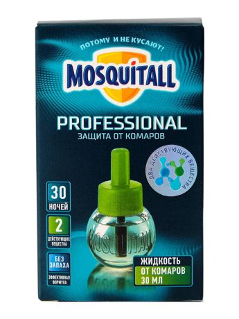 Средство защиты от комаров Mosquitall жидкость от комаров 30 ночей 30ml 6885250