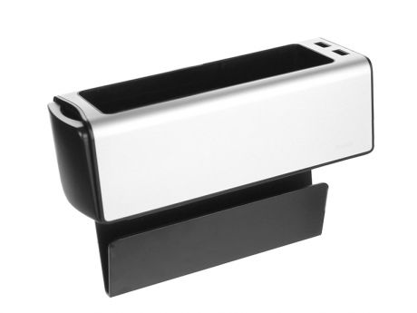 Аксессуар Baseus Deluxe Metal Armrest Console Organizer Silver CRCWH-A0S