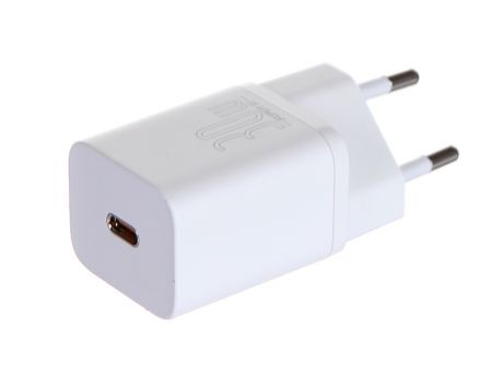 Зарядное устройство Baseus Super Si Quick Charger Type-C 30W EU White CCSUP-J02