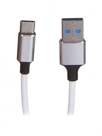 Аксессуар Maverick Textile & Metall C1 USB - USB Type-C 1.2m White ПSELAEP1912