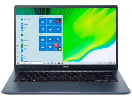 Ноутбук Acer Swift 3X Blue SF314-510G-782K NX.A0YER.008 (Intel Core i7 1165G7 2.8 GHz/16384Mb/512Gb SSD/Intel Iris Xe Max 4096Mb/Wi-Fi/Bluetooth/Cam/14/1920x1080/Windows 10)