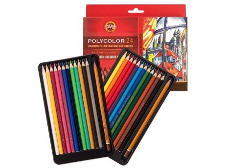 Карандаши цветные Koh-i-Noor Polycolor 24 цвета 3834024007KZ