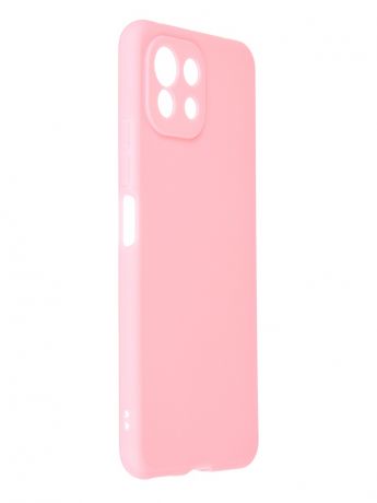 Чехол Zibelino для Xiaomi Mi 11 Lite Soft Matte Pink ZSM-XIA-MI11-LITE-CAM-PNK