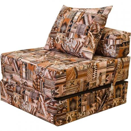 Кресло бескаркасное Mypuff Наска осень мебельная ткань kv-529-022