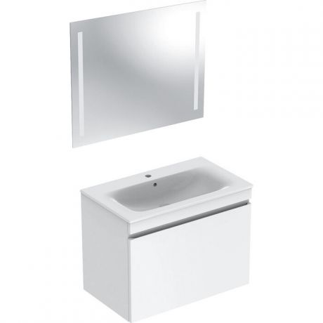 Мебель для ванной Geberit Renova Plan 80 белый глянец