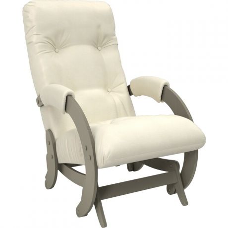 Кресло-качалка глайдер Мебель Импэкс Модель 68 серый ясень к/з dundi 112