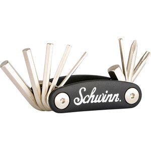 Набор ключей Schwinn 9 in 1 Tool, шестигранники 2/2,5/3/4/5/6/8 мм, крестовая отвёртка, T25