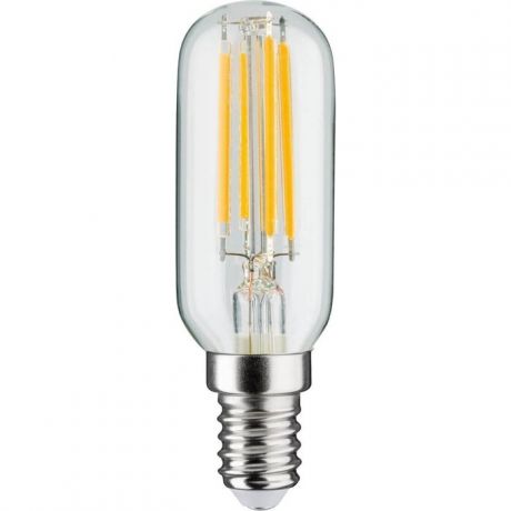 Лампа Paulmann светодиодная филаментная диммируемая E14 4,8W 2700K прозрачная 28693