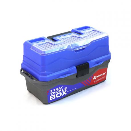 Ящик для снастей Nisus Tackle Box трехполочный синий