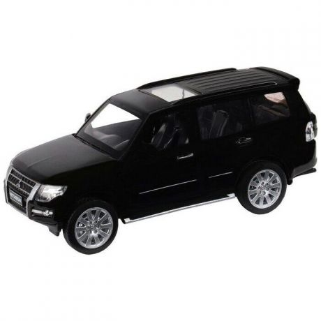 Машина Автопанорама Mitsubishi Pajero 4WD Tubro, черный, масштаб 1:33, свет, звук, инерция - JB1251431